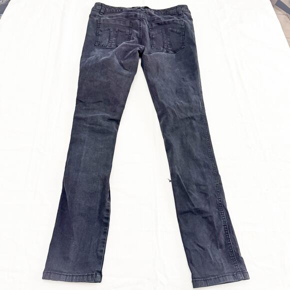 Tripp Black Ripped Skinny Punk Rock Denim Distressed Jeans Size 11 - Picture 3 of 7